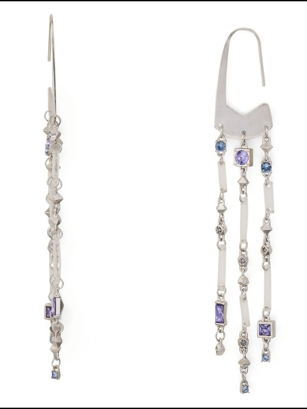 Kendra Scott Silver Corza Drop Earrings